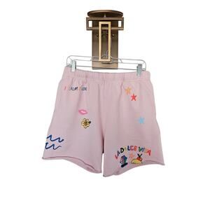 The Mayfair Group x I Scream Colour Pink La Dolce Vita Sweat Shorts Size M/L